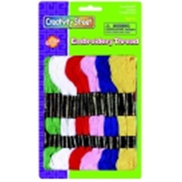 Creativity Street Creativity Street Non-Toxic Embroidery Thread; Assorted Color; Pack - 24 1458531
